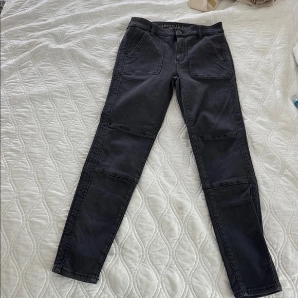 American Eagle Outfitters Next level stretch Gray Jeans - Picture 5 of 8